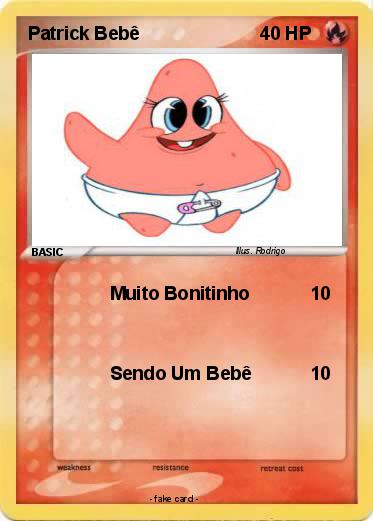 Pokemon Patrick Bebê