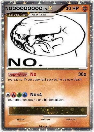 Pokemon NOOOOOOOOO