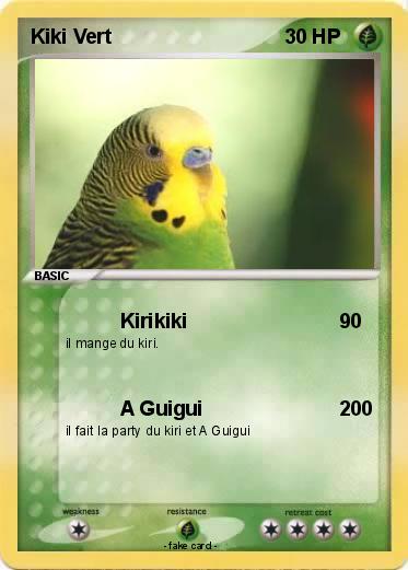 Pokemon Kiki Vert
