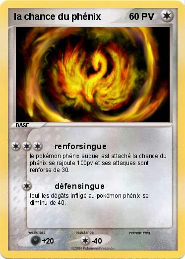 Pokemon la chance du phénix