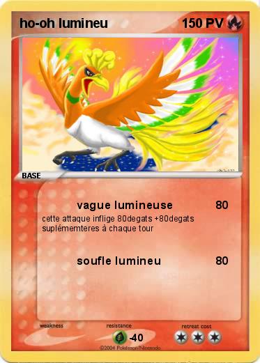 Pokemon ho-oh lumineu