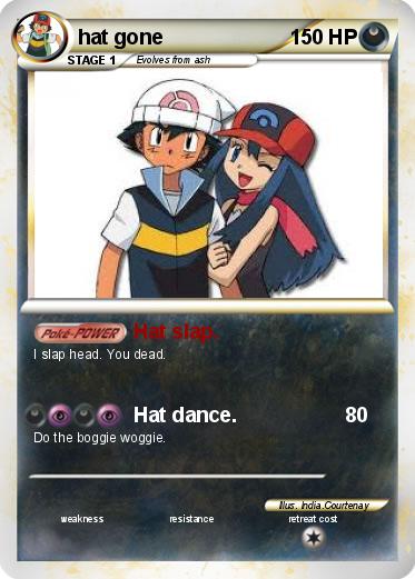 Pokemon hat gone