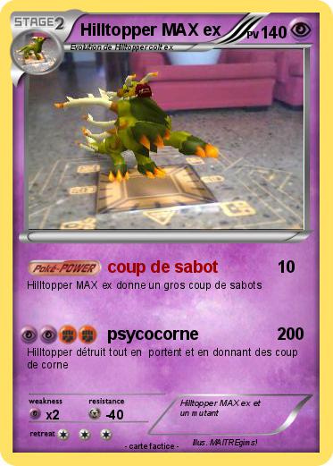 Pokemon Hilltopper MAX ex