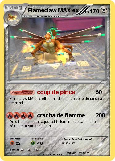 Pokemon Flameclaw MAX ex