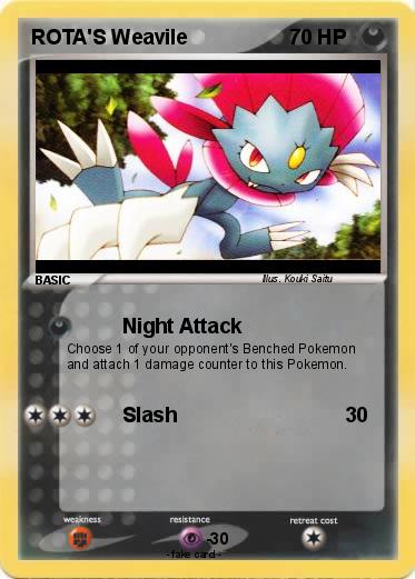 Pokemon ROTA'S Weavile