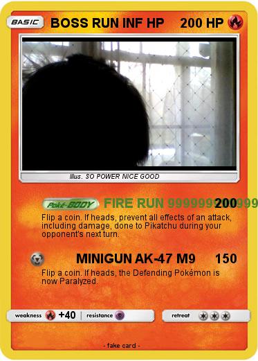 Pokemon BOSS RUN INF HP