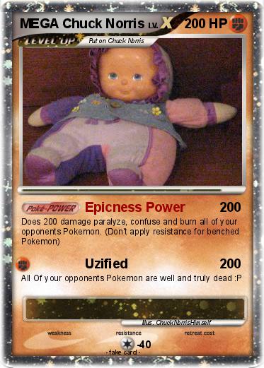 Pokemon MEGA Chuck Norris