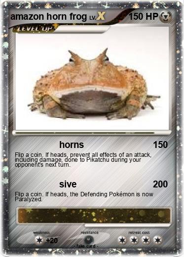 Pokemon amazon horn frog