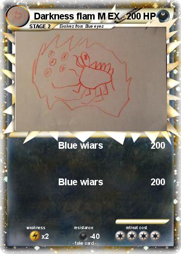Pokemon Darkness flam M EX