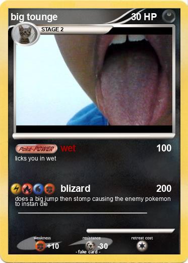 Pokemon big tounge