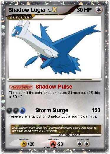 Pokemon Shadow Lugia