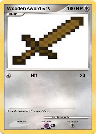 Pokemon Wooden sword