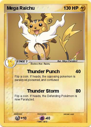 Pokemon Mega Raichu