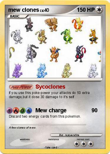 Pokemon mew clones