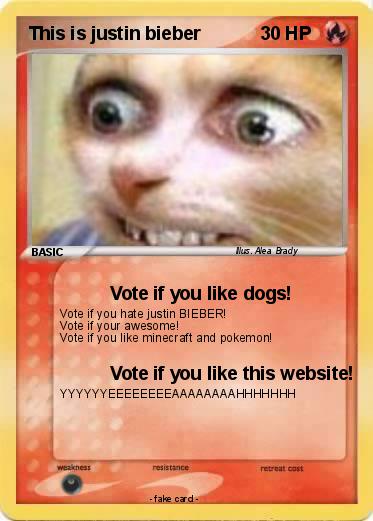 Pokemon This is justin bieber