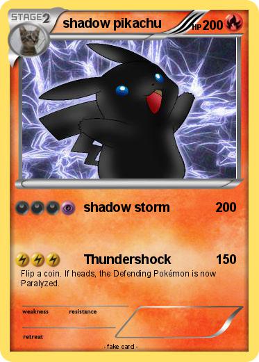 Pokemon shadow pikachu