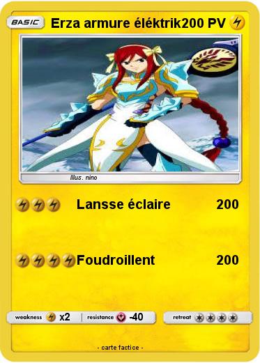 Pokemon Erza armure éléktrik