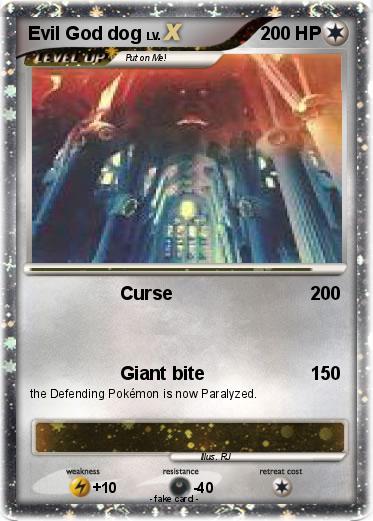 Pokemon Evil God dog
