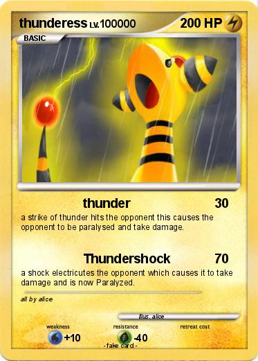 Pokemon thunderess