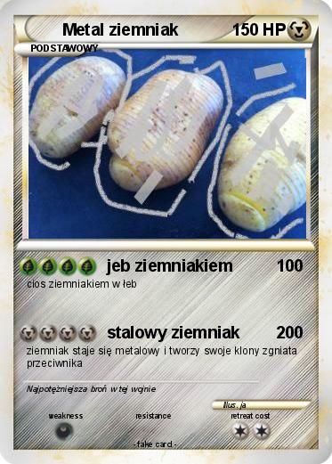 Pokemon Metal ziemniak