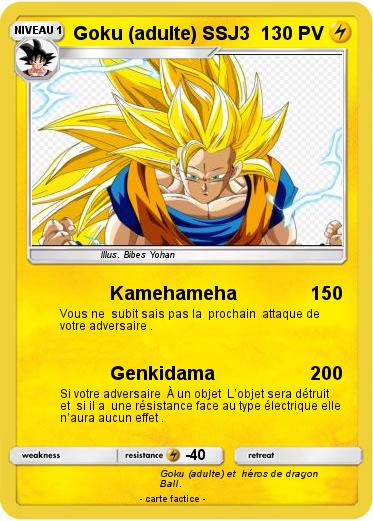 Pokemon Goku (adulte) SSJ3
