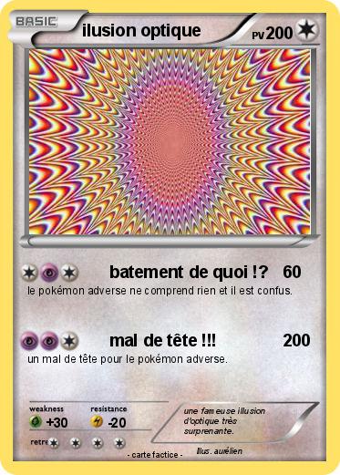 Pokemon ilusion optique