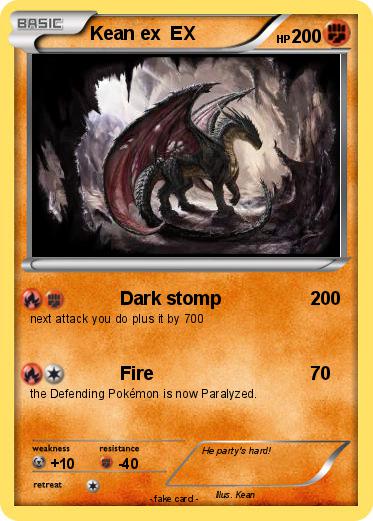 Pokemon Kean ex  EX