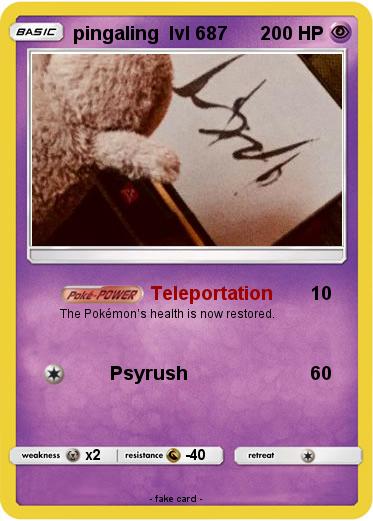 Pokemon pingaling  lvl 687