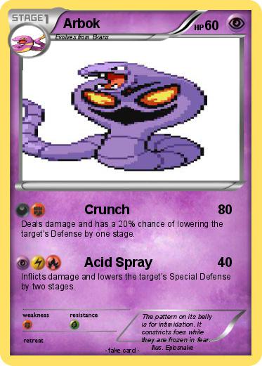 Pokemon Arbok