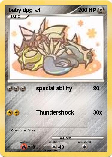 Pokemon baby dpg