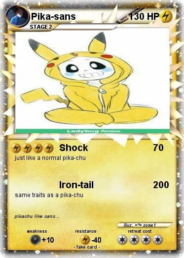 Pokemon Pika-sans
