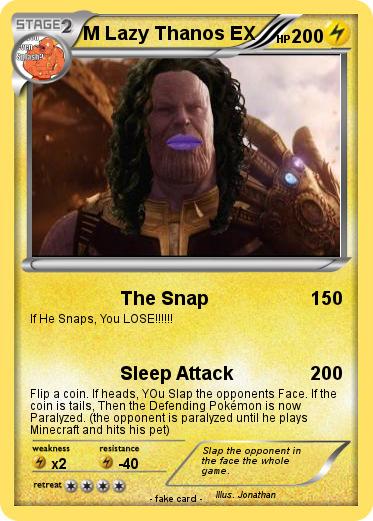 Pokemon M Lazy Thanos EX