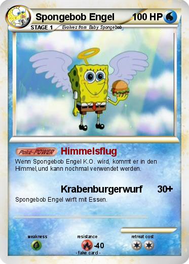 Pokemon Spongebob Engel