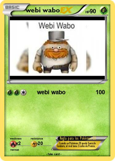 Pokemon webi wabo