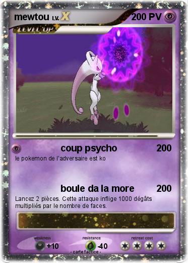 Pokemon mewtou