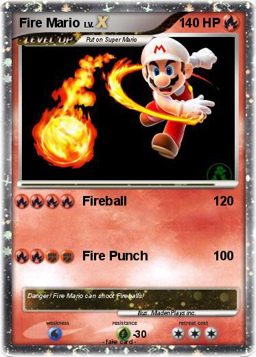 Pokemon Fire Mario