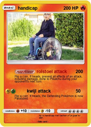 Pokemon handicap