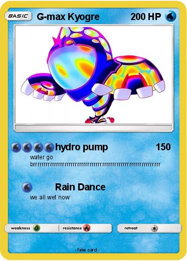 Pokemon G-max Kyogre