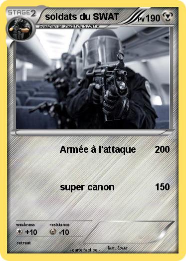 Pokemon soldats du SWAT