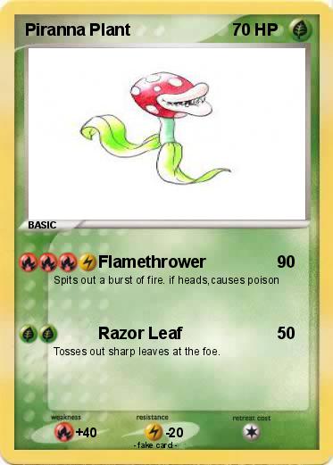 Pokemon Piranna Plant