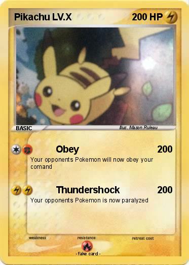 Pokemon Pikachu LV.X