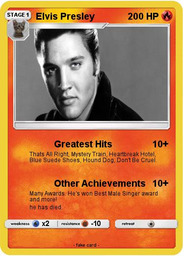 Pokemon Elvis Presley