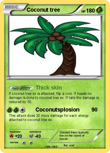 Pokemon Coconut tree