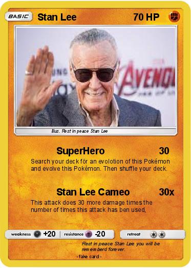 Pokemon Stan Lee
