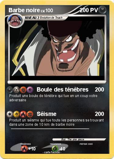 Pokemon Barbe noire