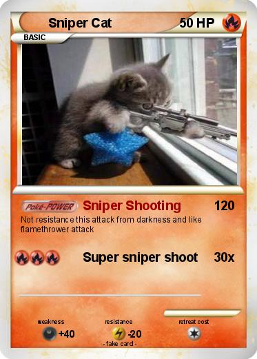 Pokemon Sniper Cat