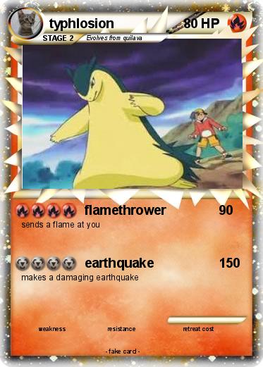 Pokemon typhlosion
