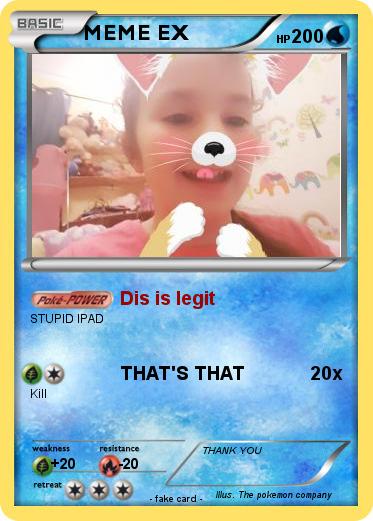 Pokemon MEME EX