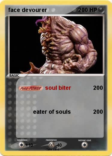 Pokemon face devourer