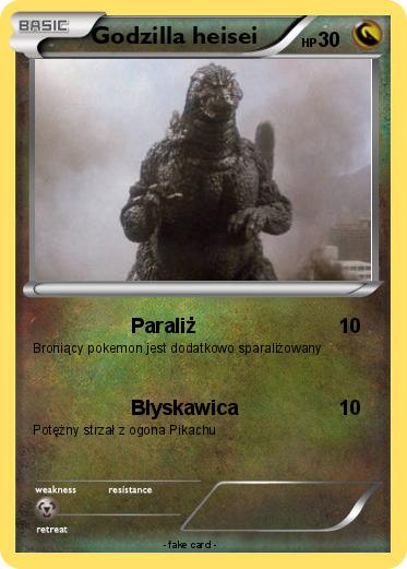 Pokemon Godzilla heisei